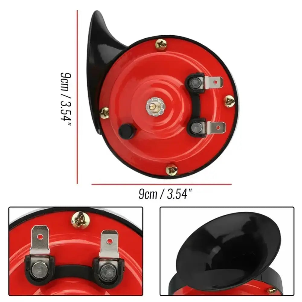 Dual Tone Waterproof Electric Air Horn Kit