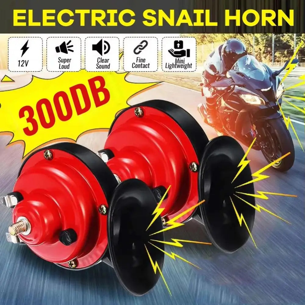 Dual Tone Waterproof Electric Air Horn Kit