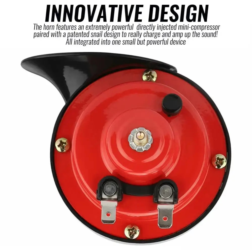 Dual Tone Waterproof Electric Air Horn Kit