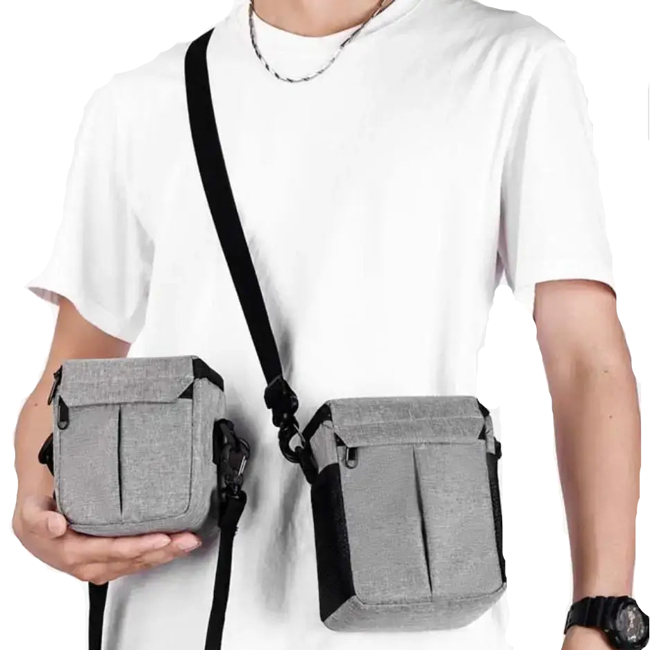 Durable Protective Bag Camera Bags Single-Shoulder Carring Case DSLR Pouch Nylon Lightweight Camera Lens Case Outdoor