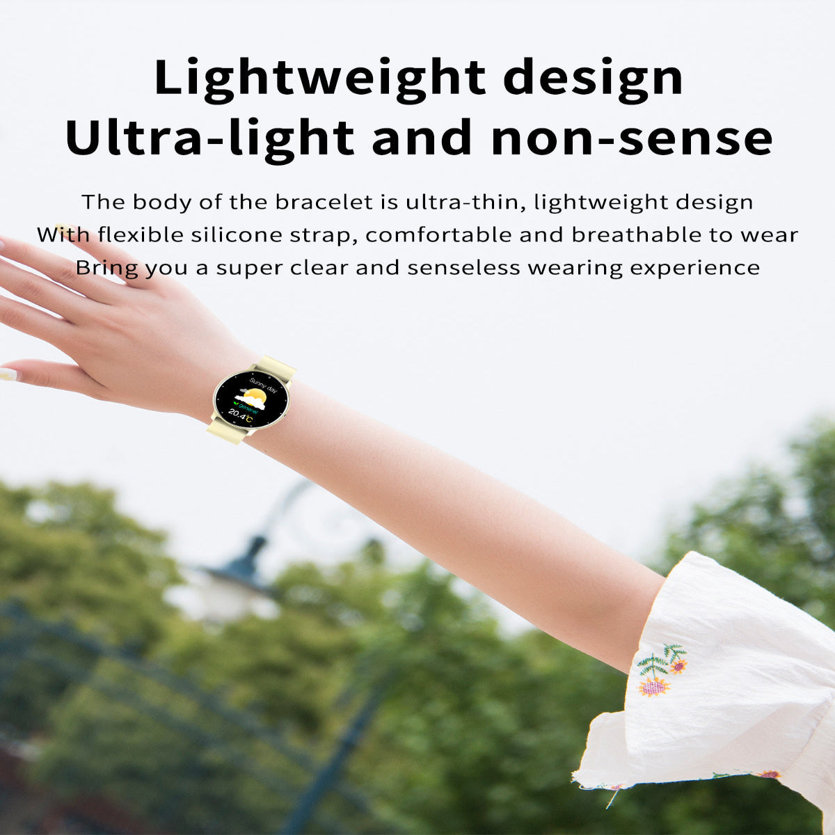 LIGE Women's Smartwatch – With Call Function, Multi-Sport Modes