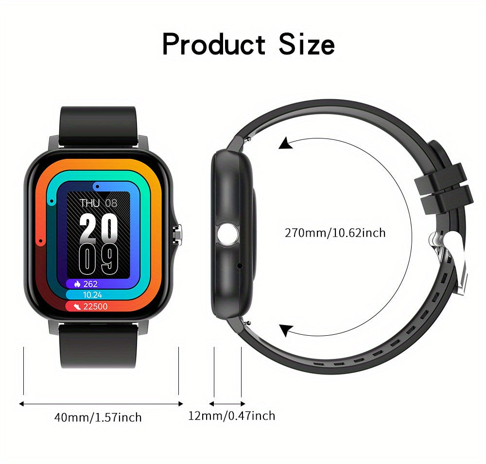 LIGE Smart Watch – Ultra-Thin Design with Wireless Calls (8 colours available)