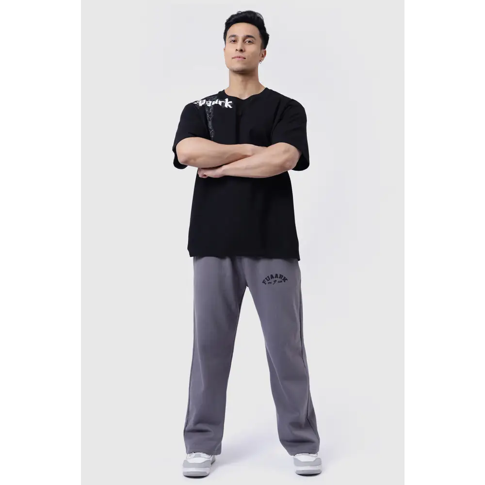 Eagle Oversized T-shirt Black - Tshirts