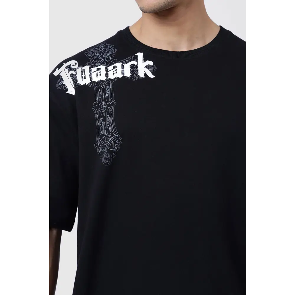 Eagle Oversized T-shirt Black - Tshirts