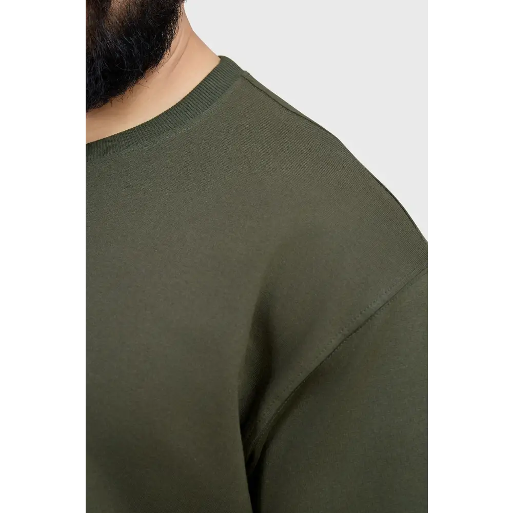 Edge Oversized T-shirt Olive - Tshirts