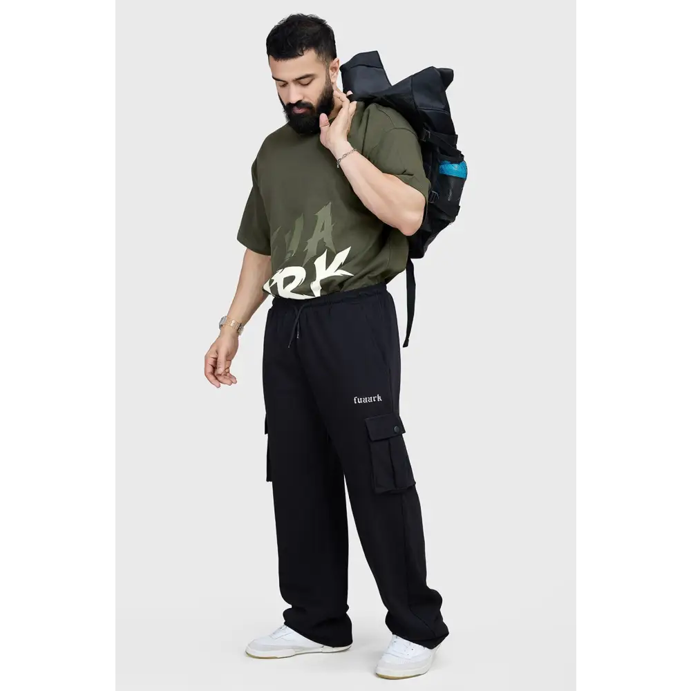 Edge Oversized T-shirt Olive - Tshirts