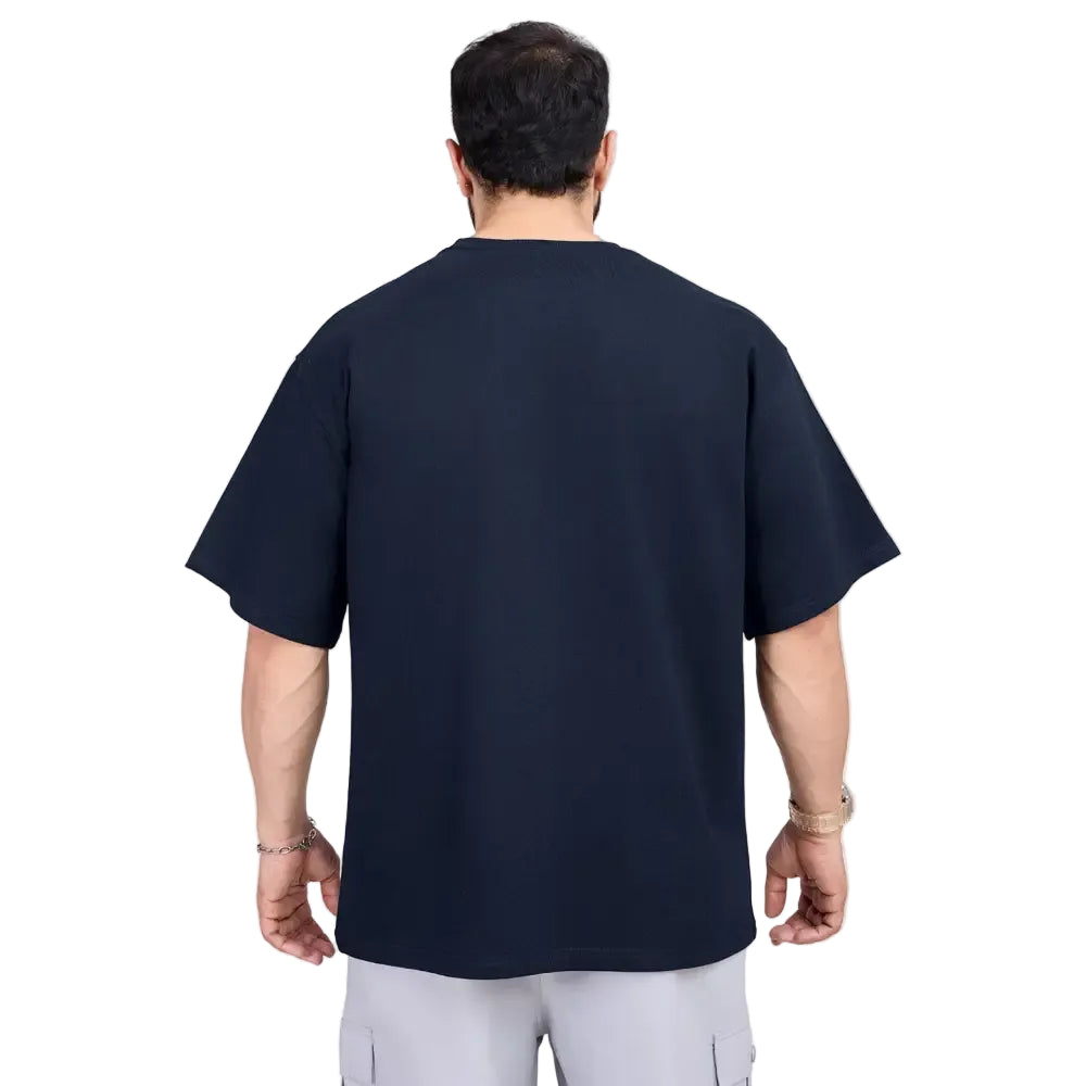 Edge Oversized Tshirt Navy - Tshirts