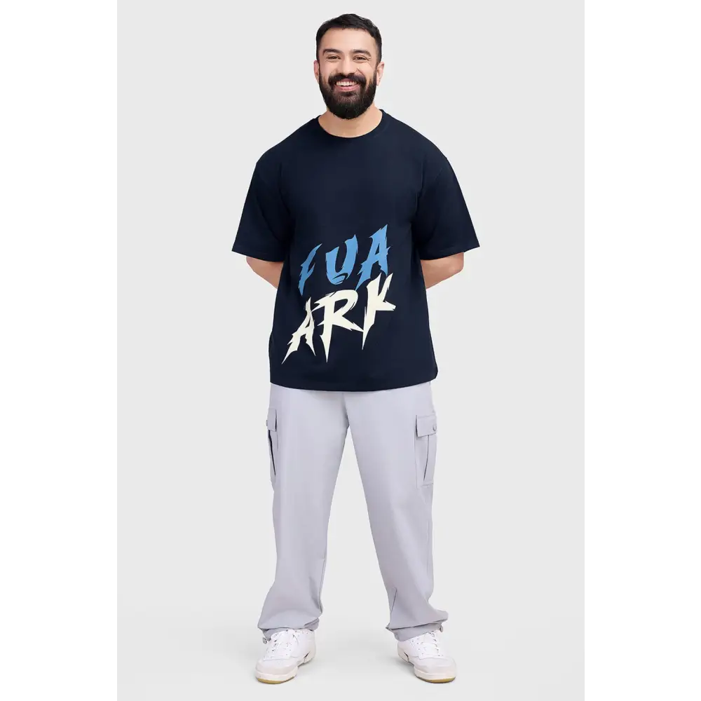 Edge Oversized Tshirt Navy - Tshirts
