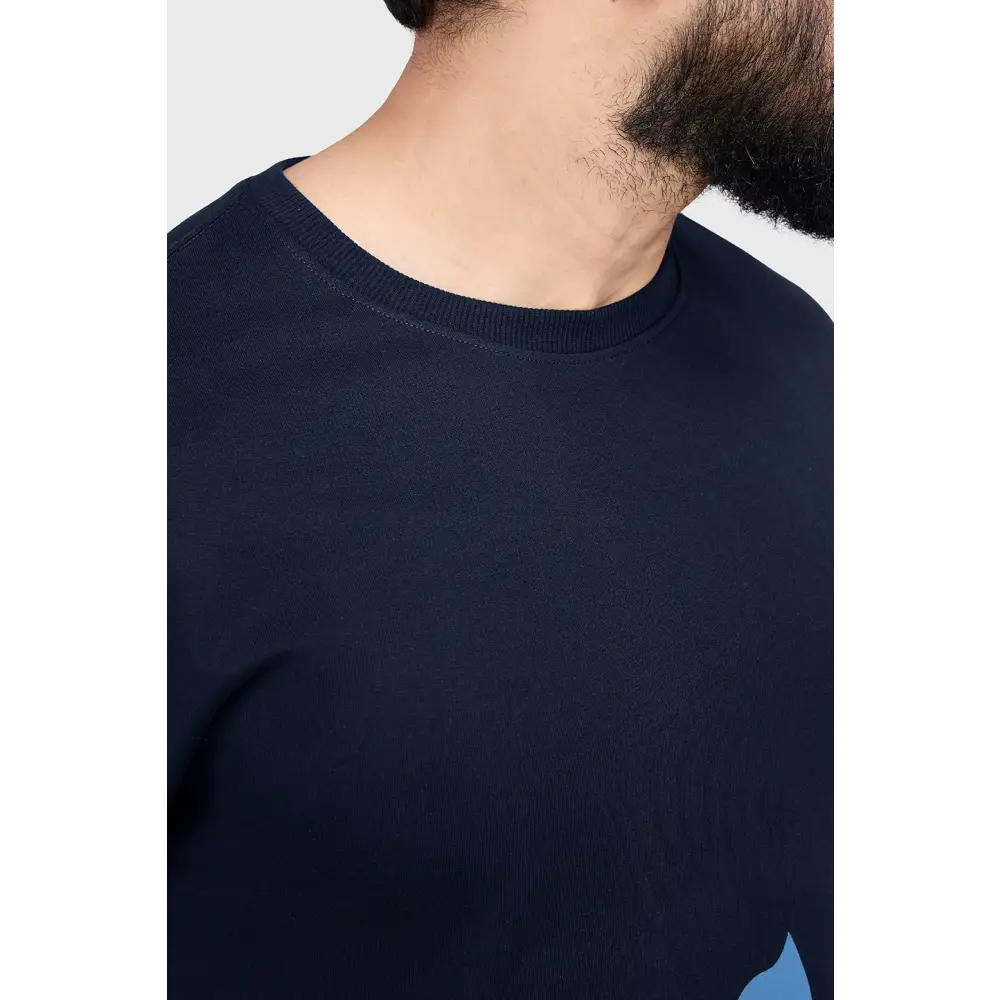Edge Oversized Tshirt Navy - Tshirts