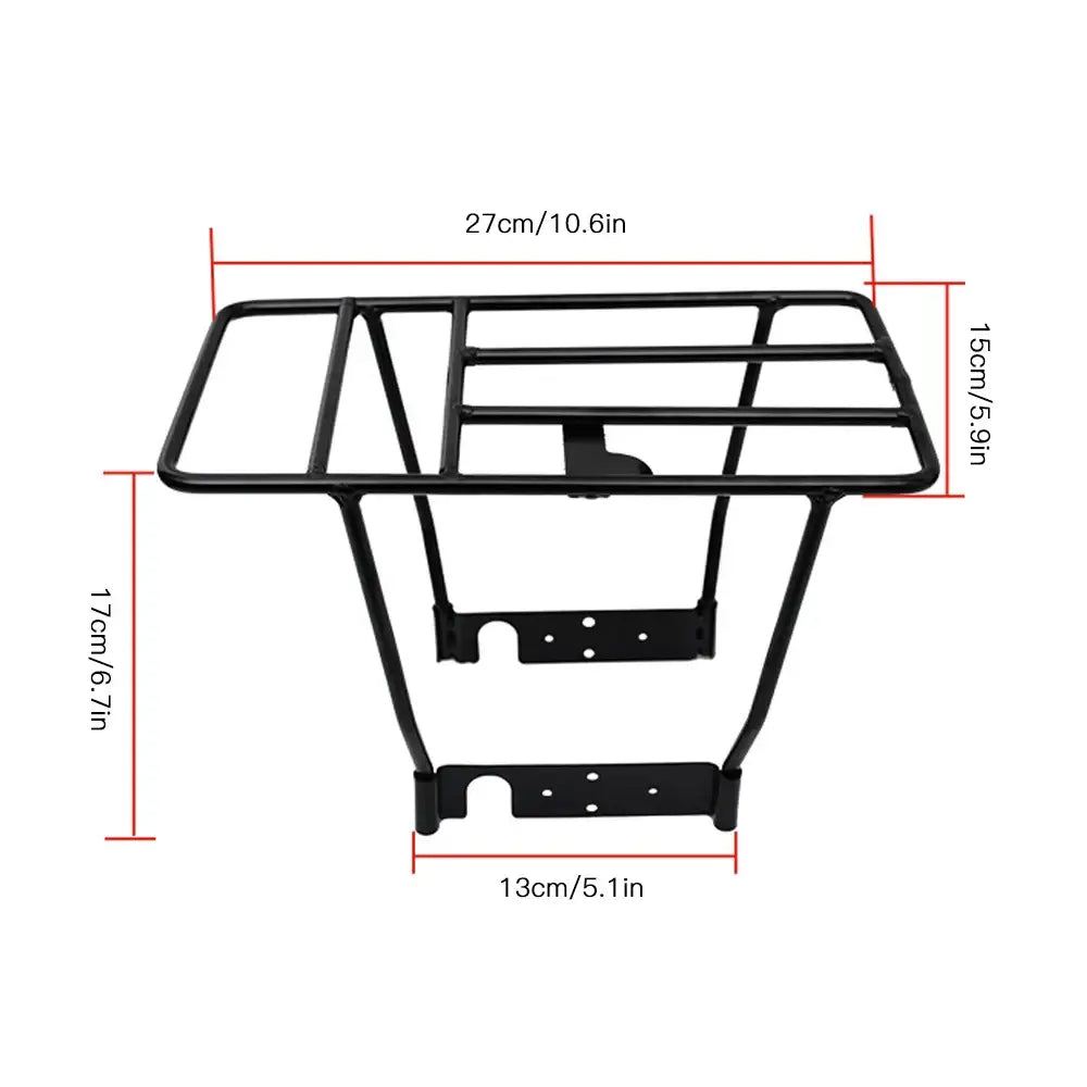 Electric Scooter Rear Luggage Rack - Black - HBC