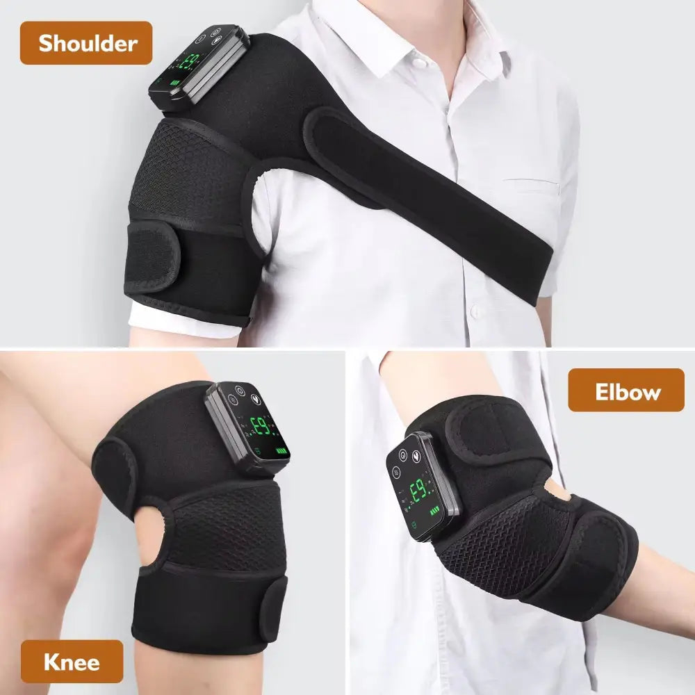 Electric Shoulder Massager with Heating and Vibration for Ultimate Relaxation and Comfort