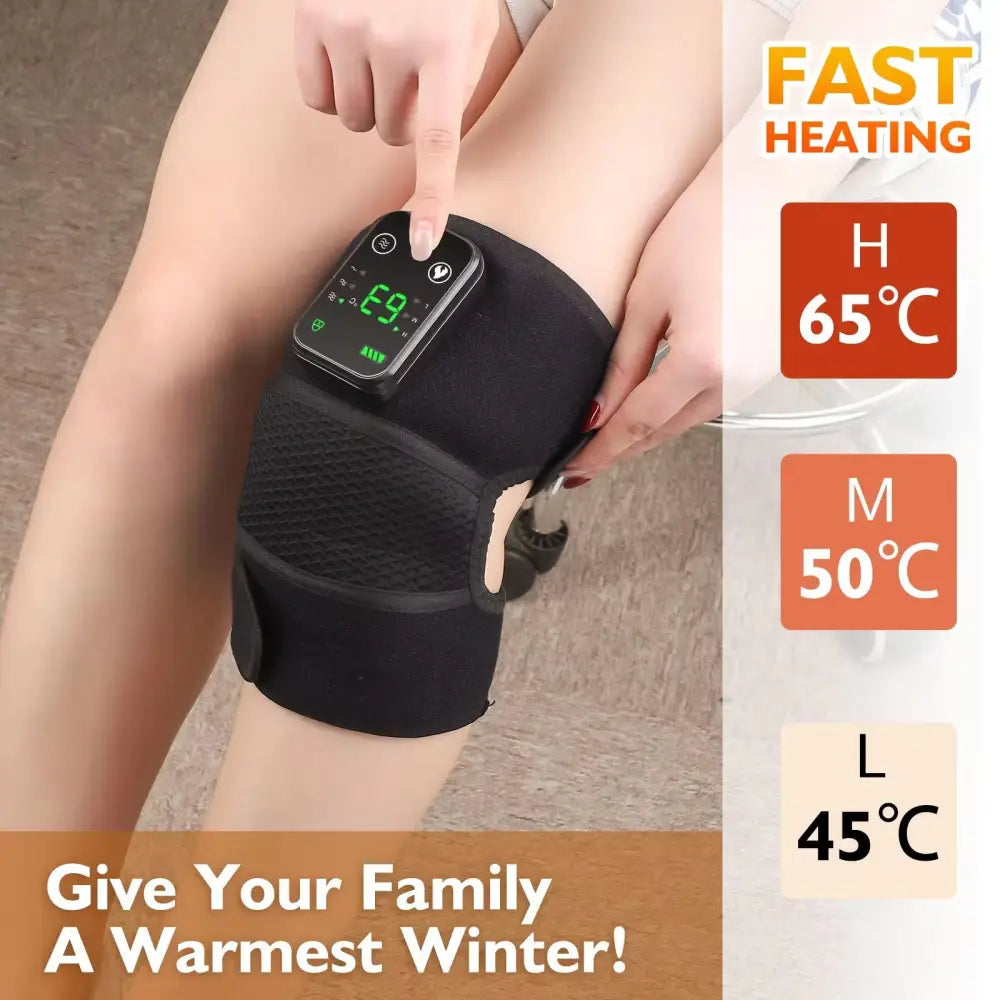 Electric Shoulder Massager with Heating and Vibration for Ultimate Relaxation and Comfort