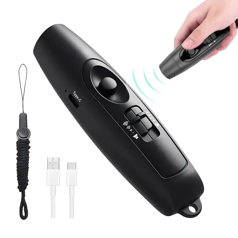 Electronic Whistle USB Rechargeable Loud Air Horn 120-150dB with LED Safety Light with Lanyard for Hiking Camping Scare