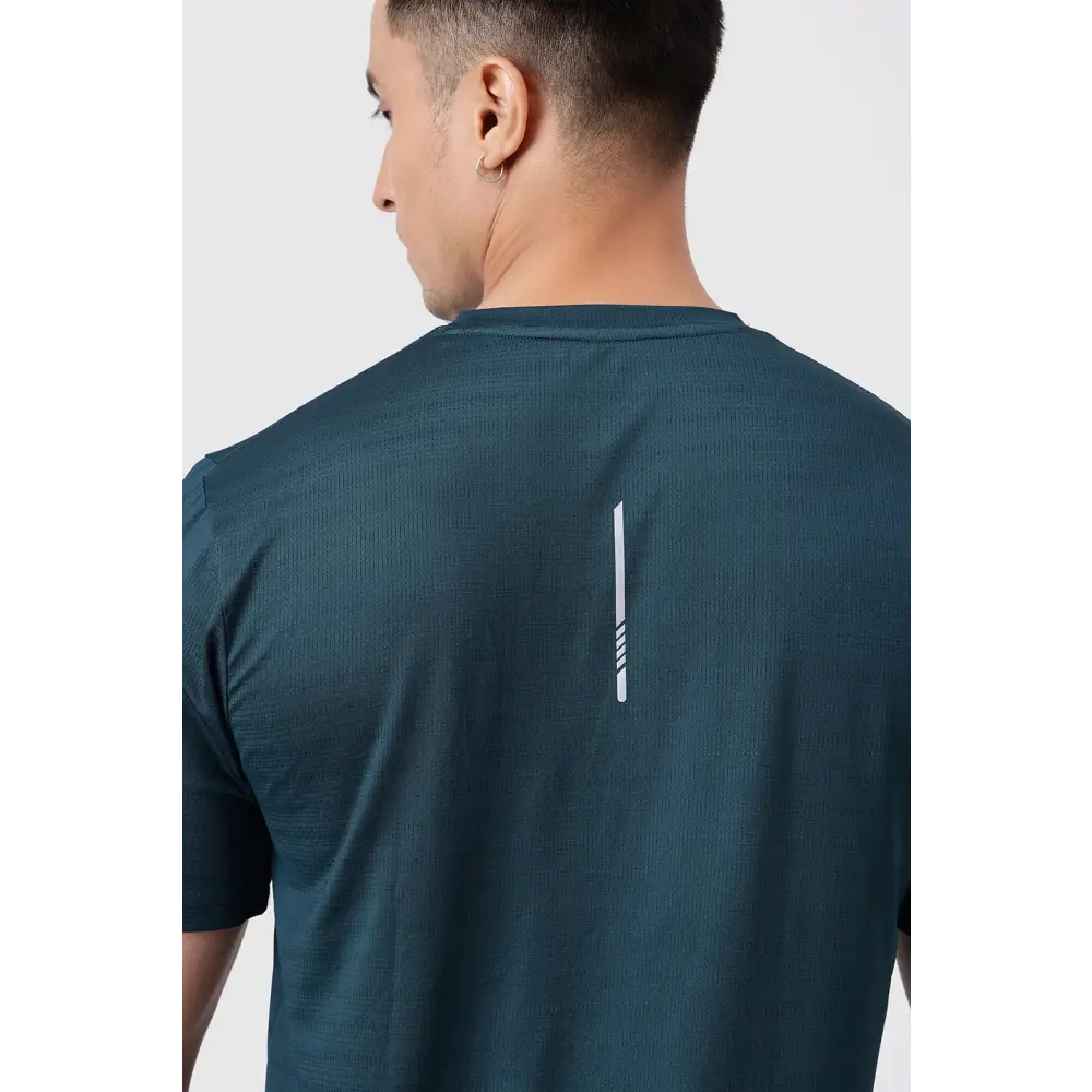 Ember Running T-shirt Bottle Green - Tshirts