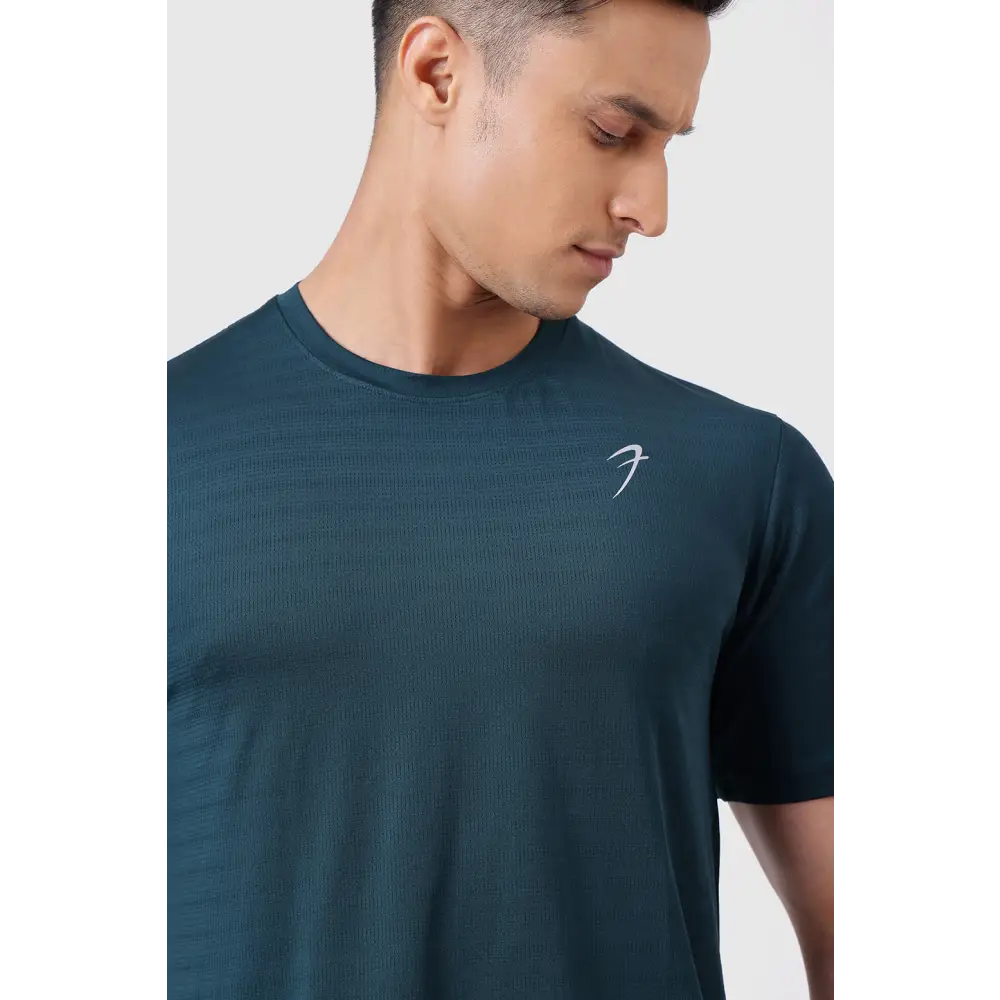 Ember Running T-shirt Bottle Green - Tshirts