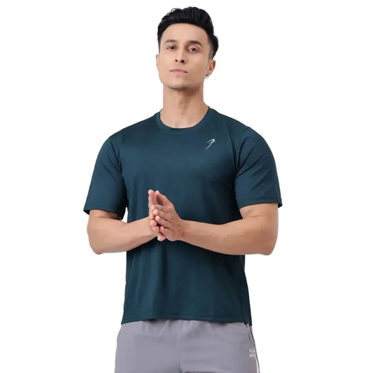Ember Running T-shirt Bottle Green - Tshirts