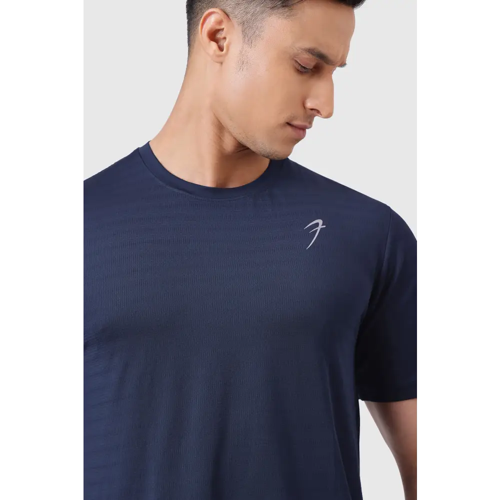 Ember Running T-shirt Navy - Tshirts