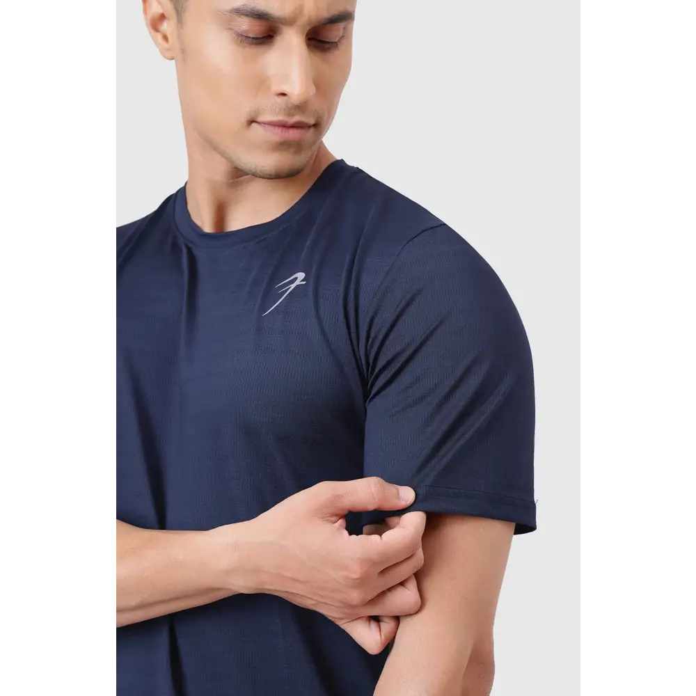 Ember Running T-shirt Navy - Tshirts