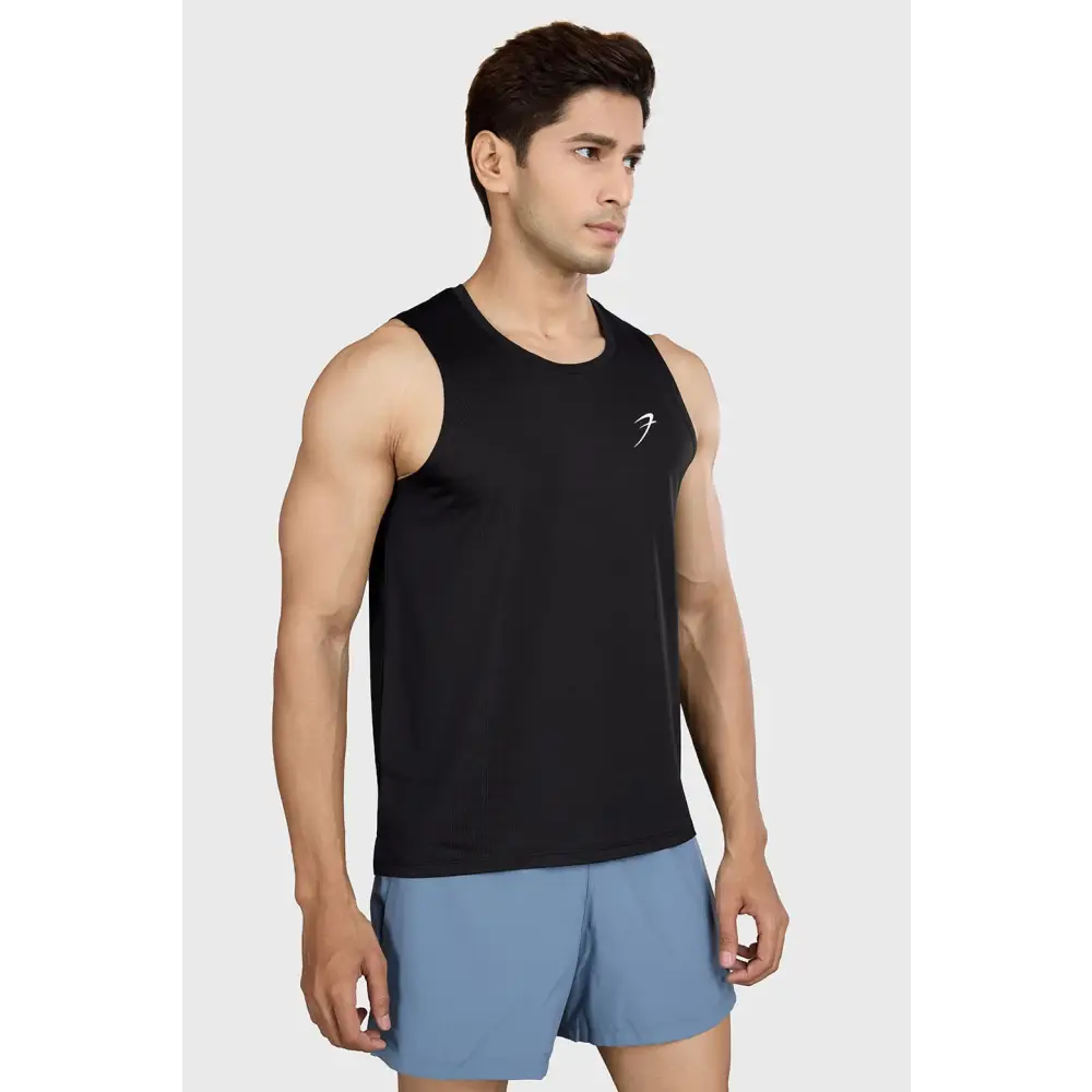 Ember Running Tank Black - Vest
