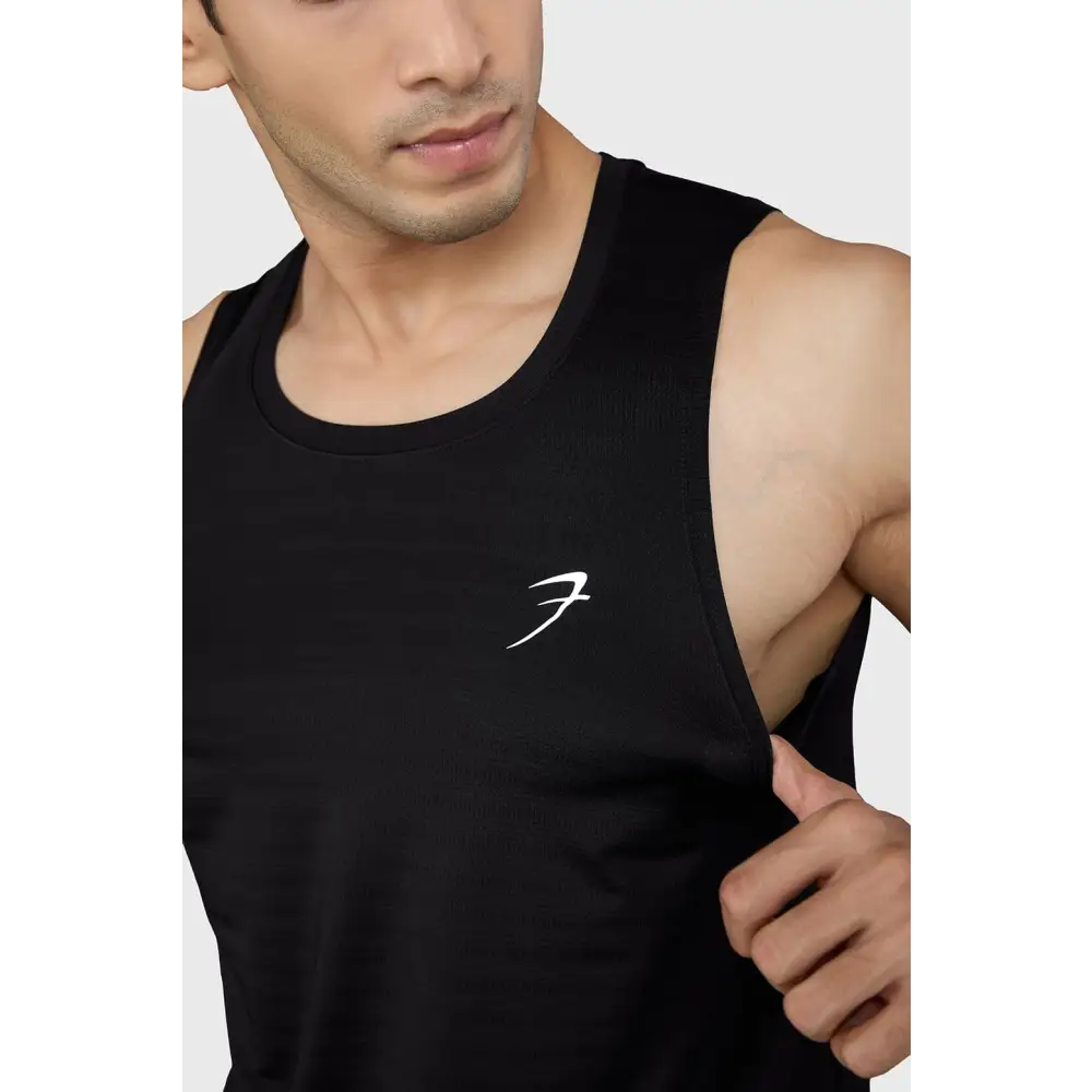 Ember Running Tank Black - Vest