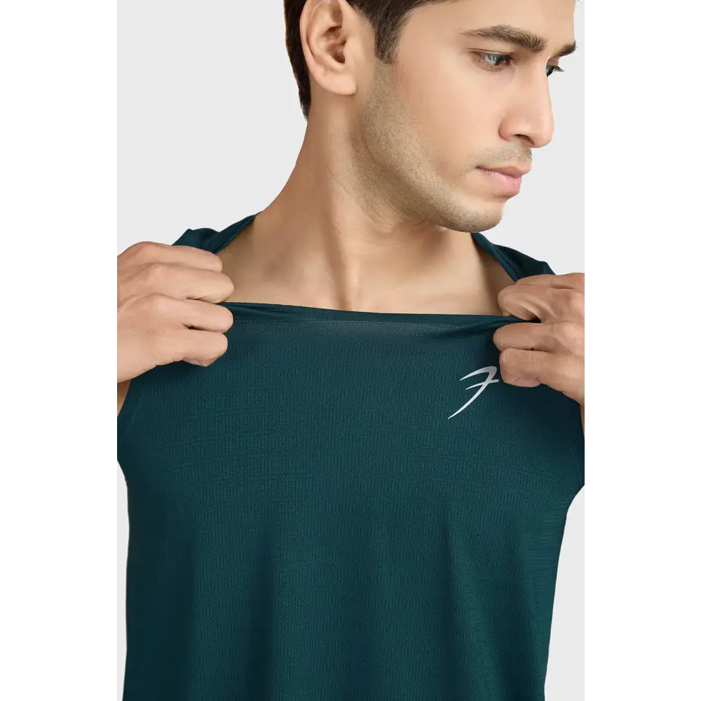 Ember Running Tank Bottle Green - Vest