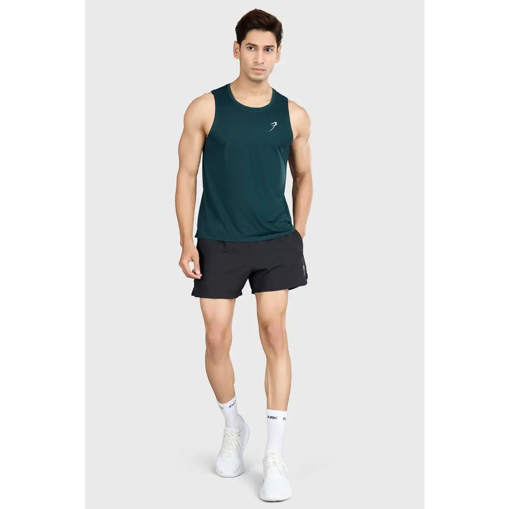 Ember Running Tank Bottle Green - Vest