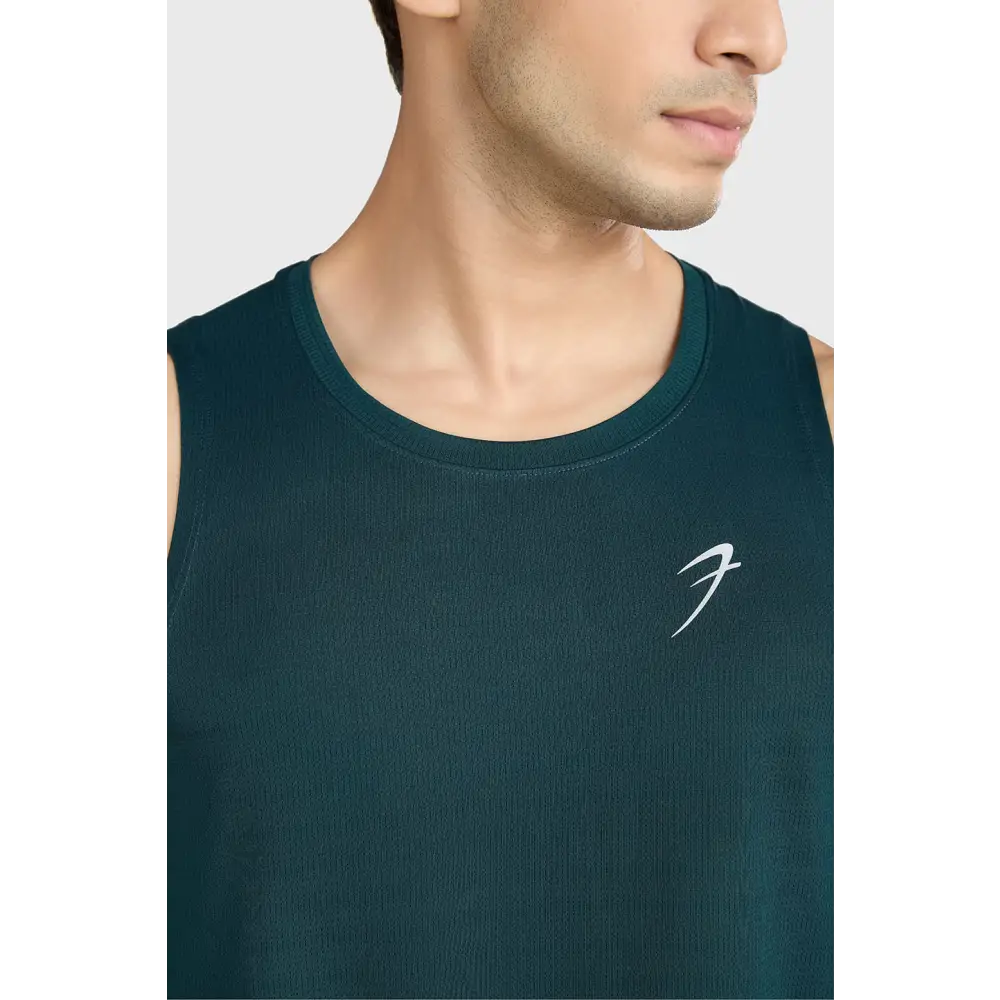 Ember Running Tank Bottle Green - Vest