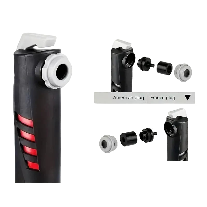 Emergency Bike Tire Repair Kit - Portable Set with Glueless Patches Iron Levers Tire Rasp & Pump for Mountain/Road