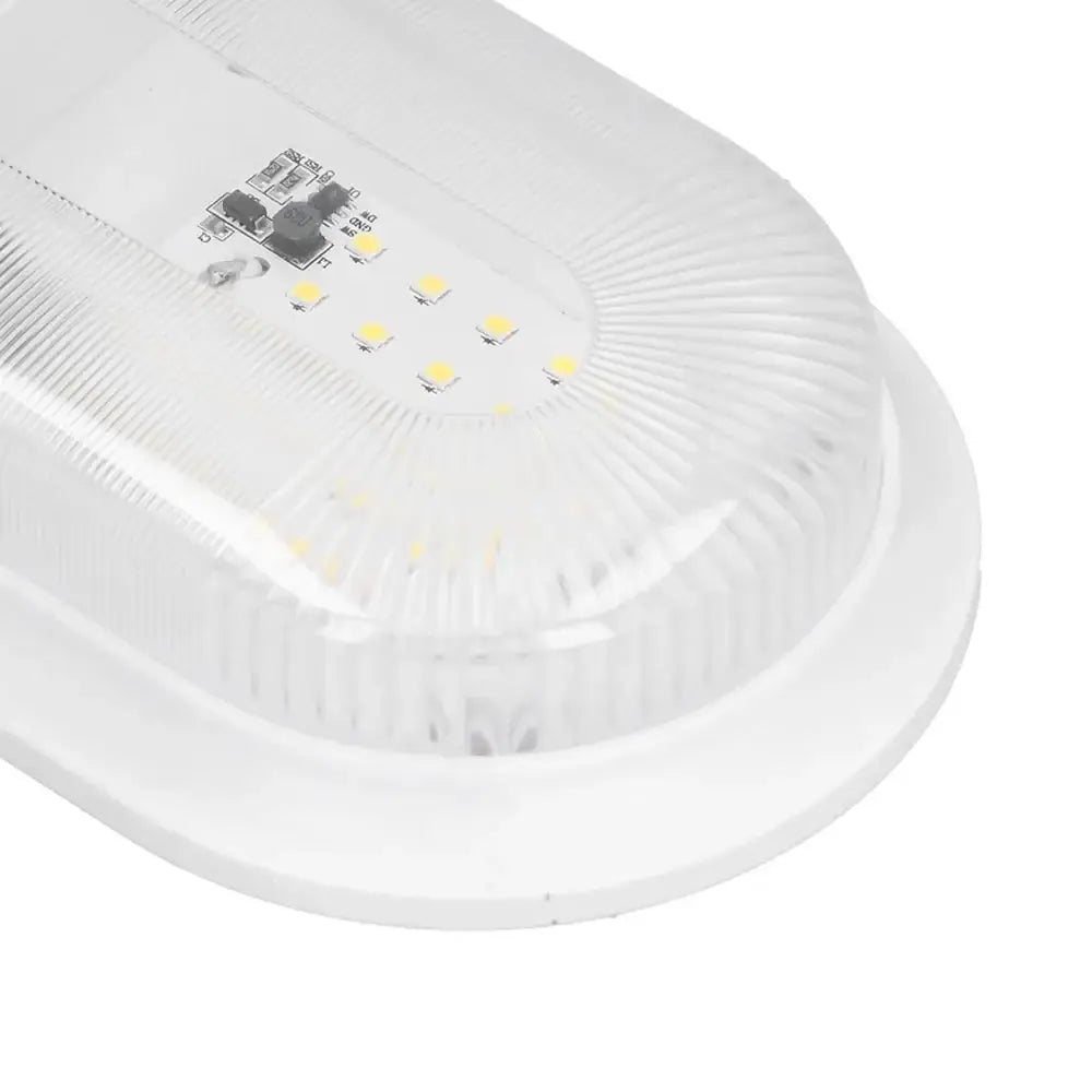 Energy Efficient 360lm Brightness LED RV Ceiling Dome Light White Light Aluminum Plate Ceiling Dome Light RV Lighting