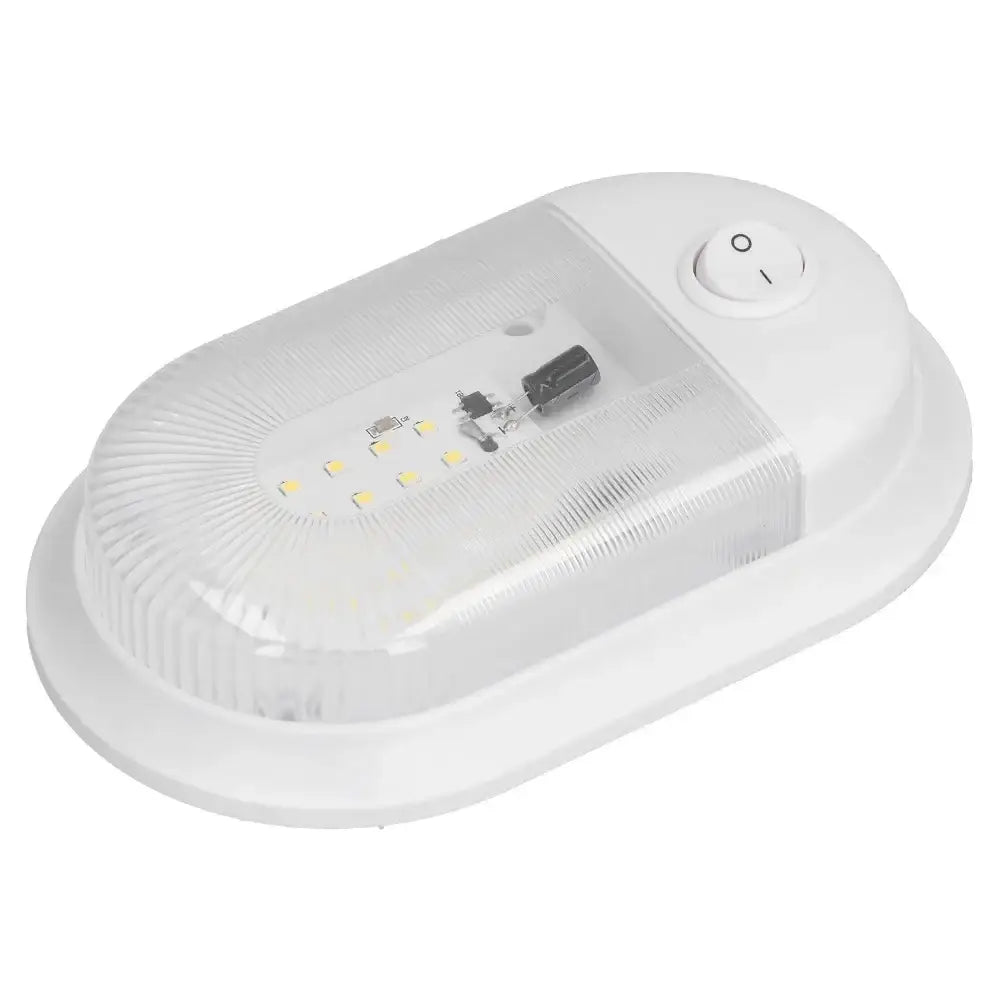 Energy Efficient 360lm Brightness LED RV Ceiling Dome Light White Light Aluminum Plate Ceiling Dome Light RV Lighting