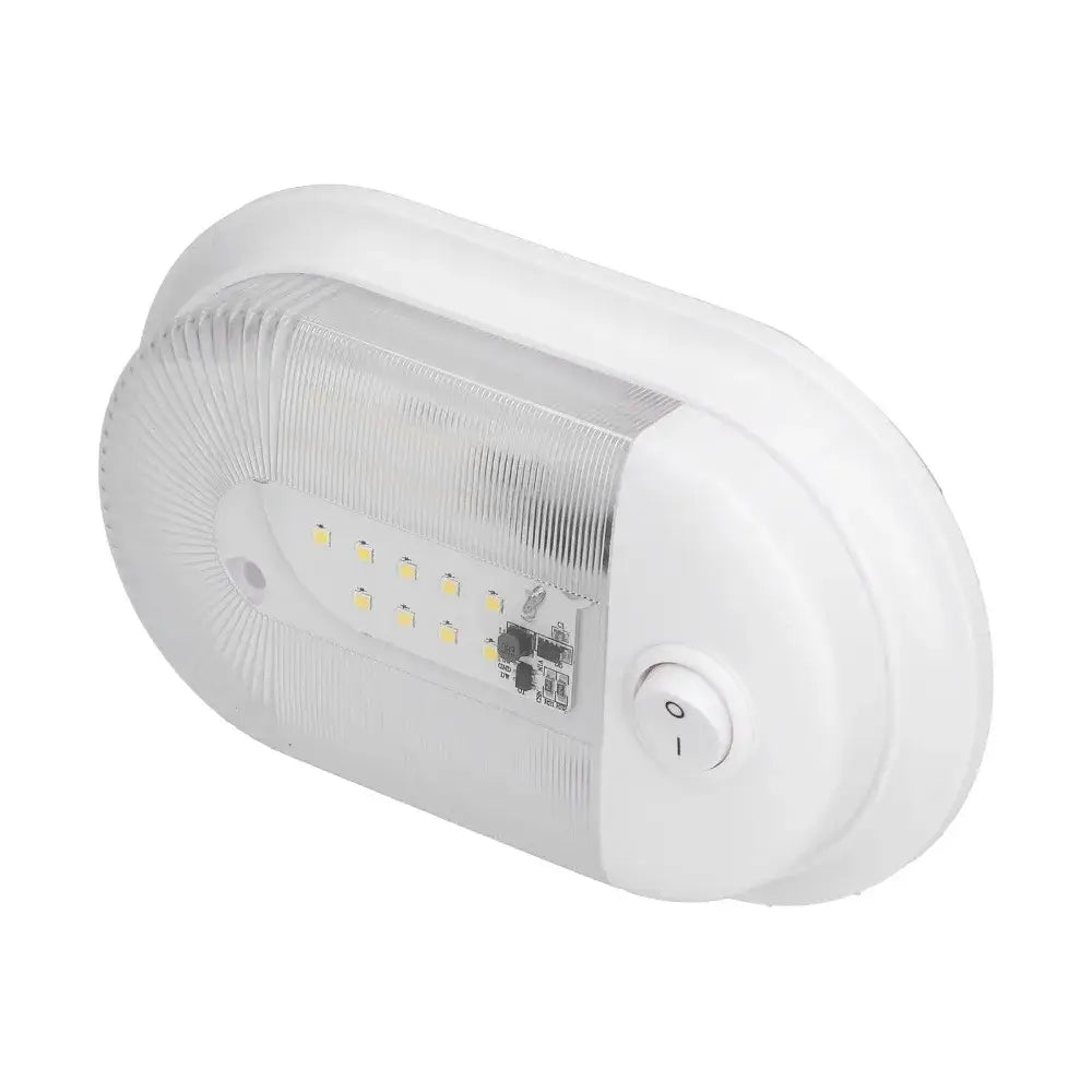 Energy Efficient 360lm Brightness LED RV Ceiling Dome Light White Light Aluminum Plate Ceiling Dome Light RV Lighting