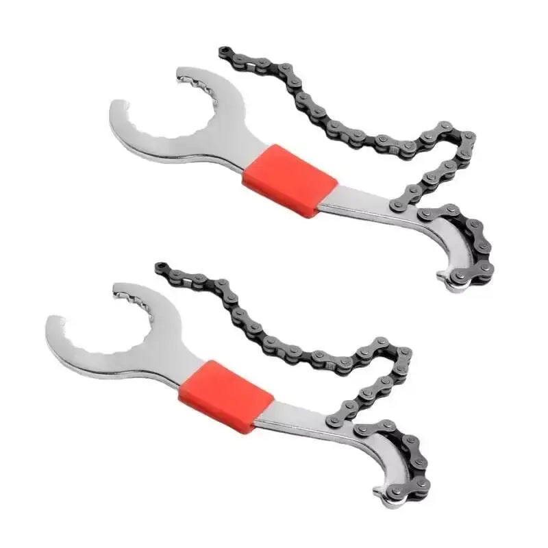 ESLNF Bike Chain Spanner Tool Whip Bottom Bracket Repair Flywheel Removing Tail Hook Wrench Maintenance Tools - 2 pcs