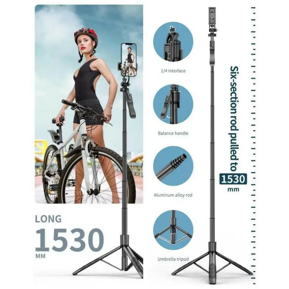Everything Included- Gimbal Auto Face Tracking- Combo Pack- W/ Separate Extendable Selfie Stick Tripod Remote Control