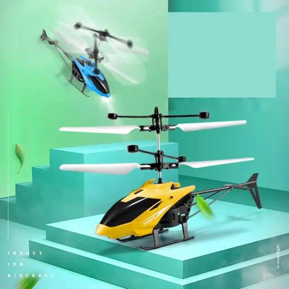 Exciting Mini Remote Control Helicopter Drone with Vibrant Flashing Lights for Kids