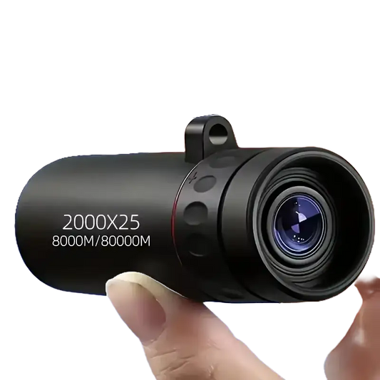 Experience the Outdoors with the 2000X25 HD Monocular Telescope - Compact Portable and Ideal for Camping Hunting