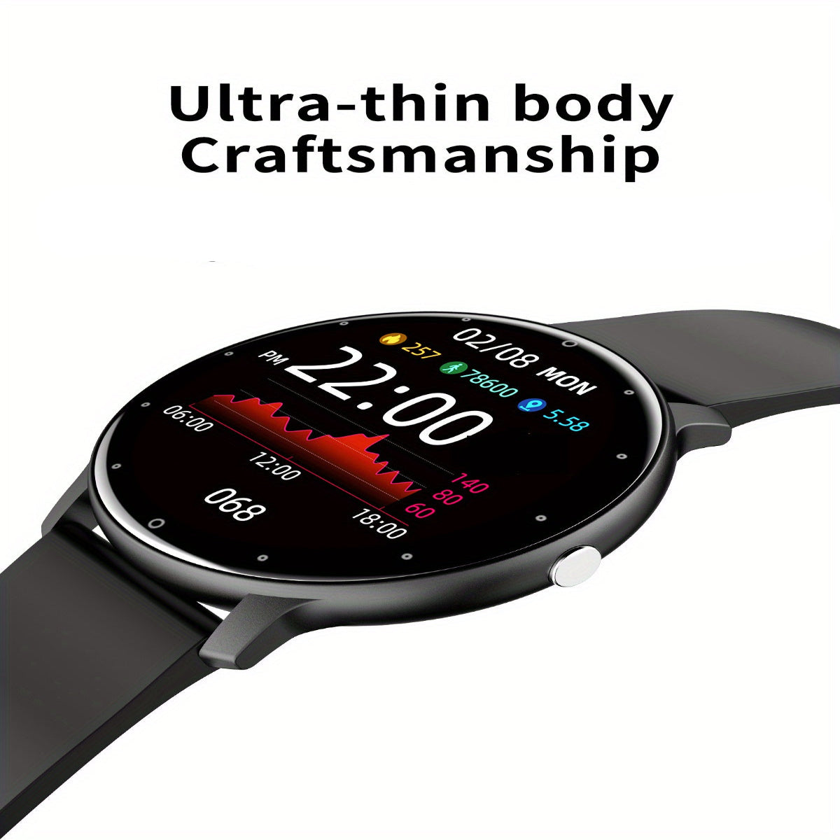 LIGE Women's Smartwatch – With Call Function, Multi-Sport Modes
