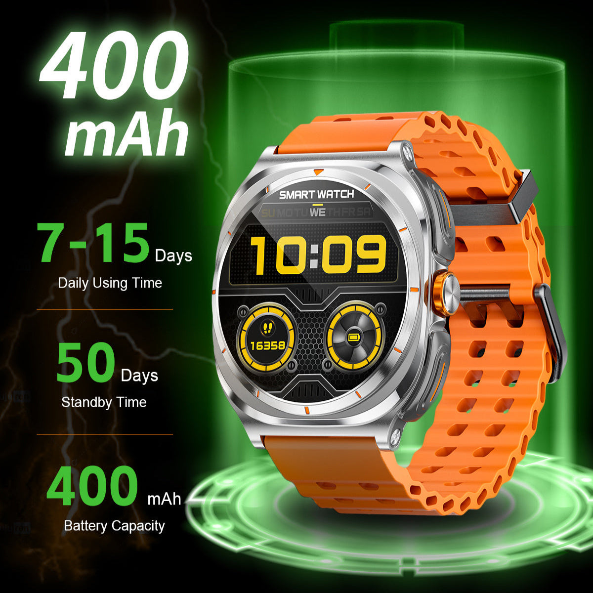 LIGE Smart Watch for Men & Women – 400mAh Battery, 100+ Sports Modes (3 colours available)