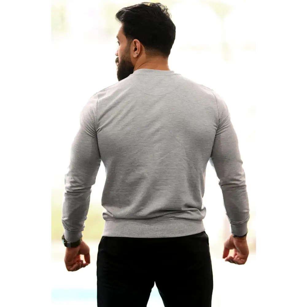 Fall Sweatshirt Light Grey