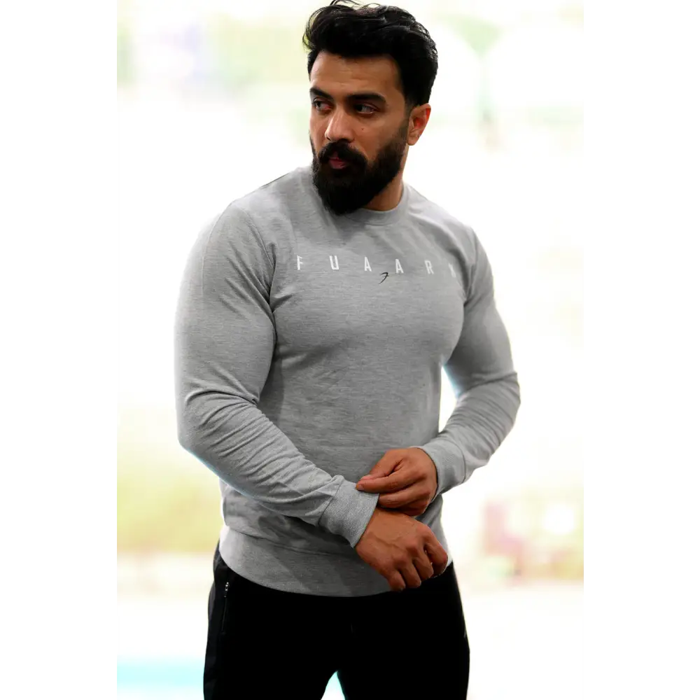 Fall Sweatshirt Light Grey