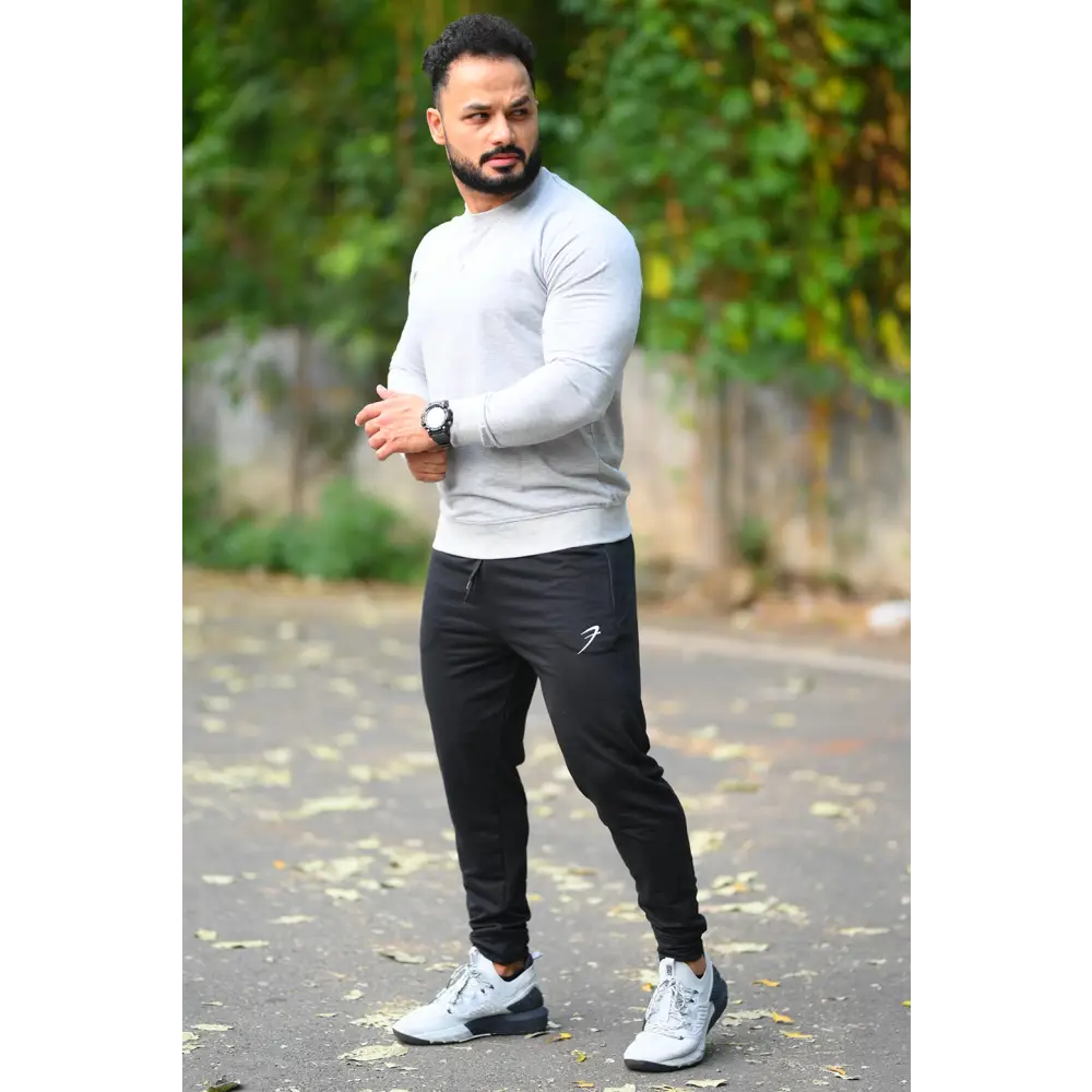 Fall Sweatshirt Light Grey