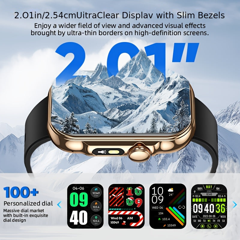 LIGE Outdoor Smart Watch – Large HD Screen, AI Voice Assistant