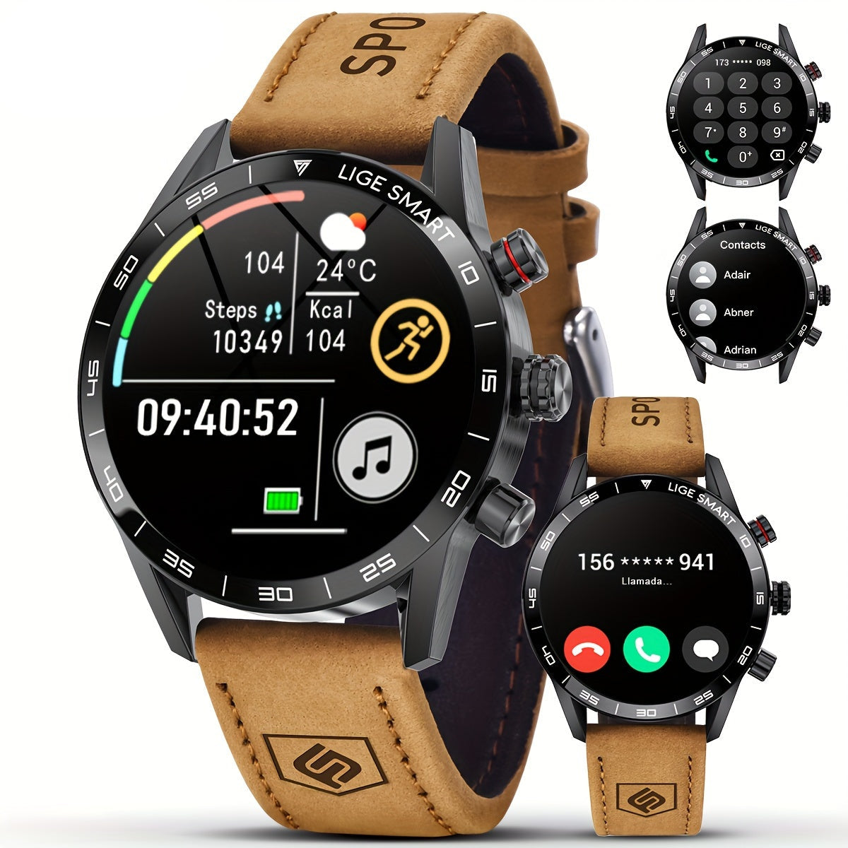LIGE Multifunctional Sports Smart Watch (8 different styles available)