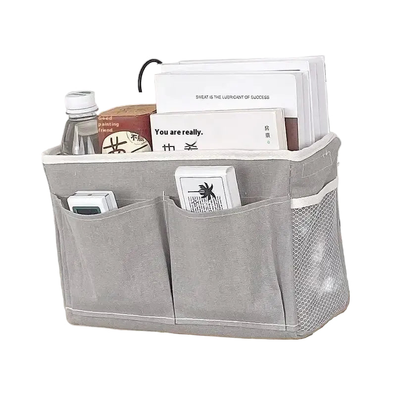 Felt Bedside Storage Bag Pouch Bed Desk Bag Sofa TV Remote Control Hanging Caddy Couch Storage Organizer Home Bed