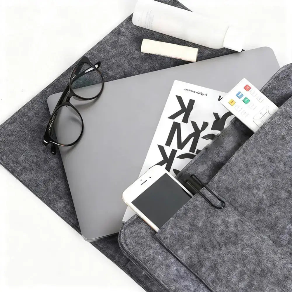 Felt Bedside Storage Bag Pouch Bed Desk Bag Sofa TV Remote Control Hanging Caddy Couch Storage Organizer Bed Holder
