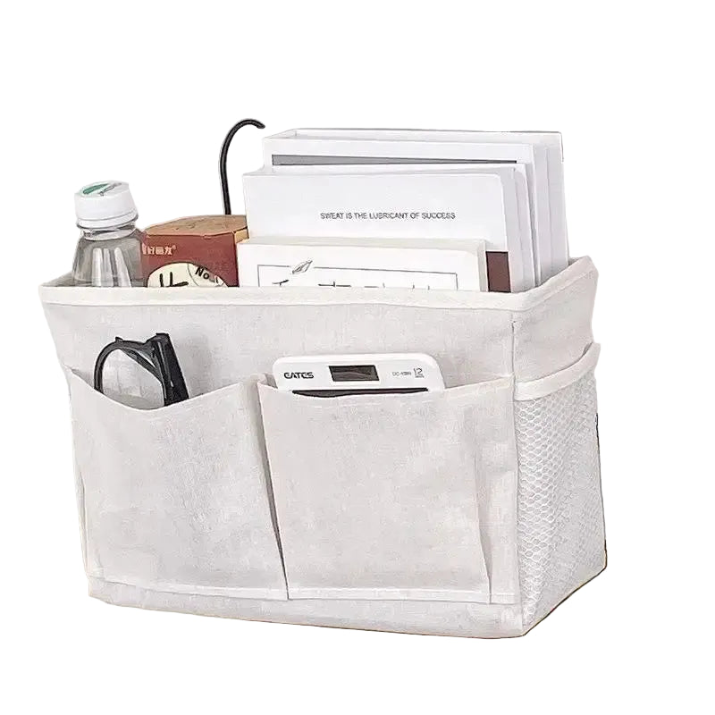 Felt Bedside Storage Bag Pouch Bed Desk Bag Sofa TV Remote Control Hanging Caddy Couch Storage Organizer Home Bed