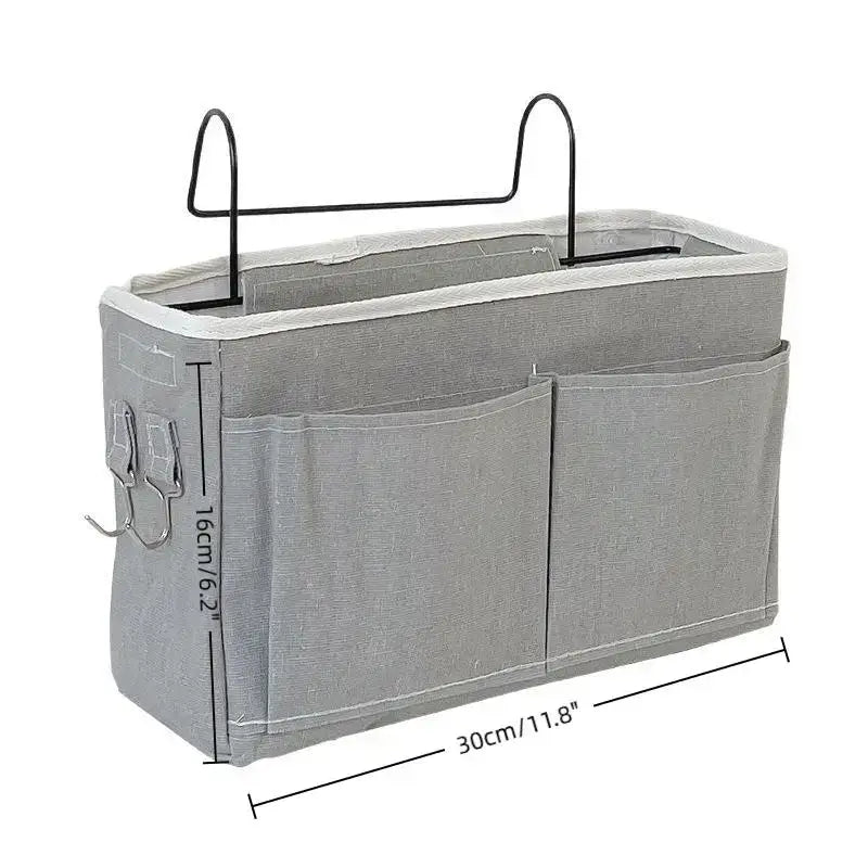 Felt Bedside Storage Bag Pouch Bed Desk Bag Sofa TV Remote Control Hanging Caddy Couch Storage Organizer Home Bed