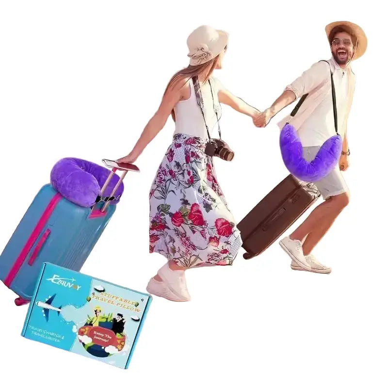 Fillable U-Shaped Travel Neck Pillow (available in 3 colours) - SS