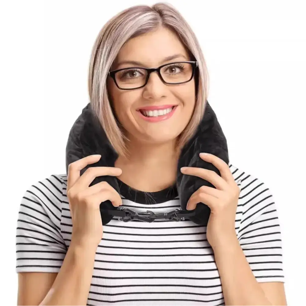 Fillable U-Shaped Travel Neck Pillow (available in 3 colours) - SS