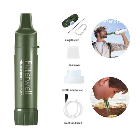 Filterwell Mini Portable Camping Water Filter Drinking Water Purifier Outdoor Camp Hiking Survival Equipment Tourist
