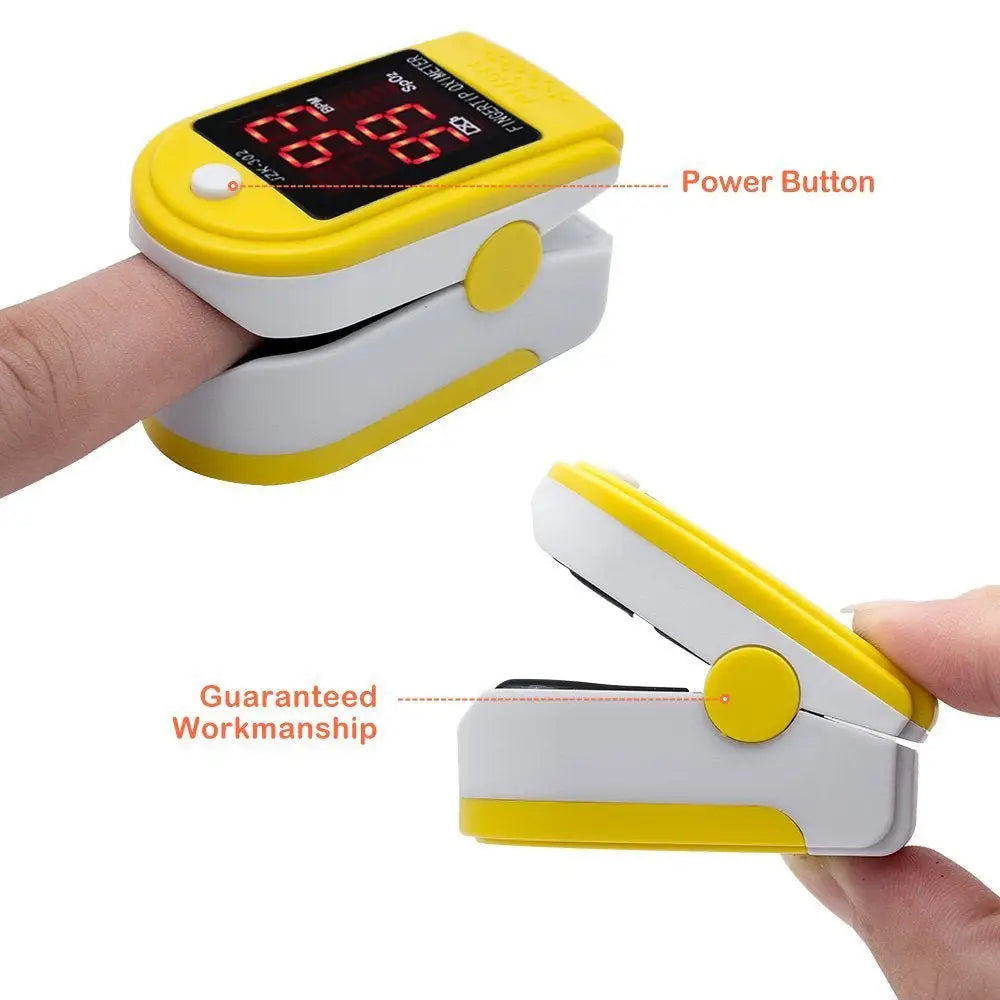 Fingertip Pulse Oximeter With Hard Case